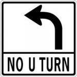 no u turn
